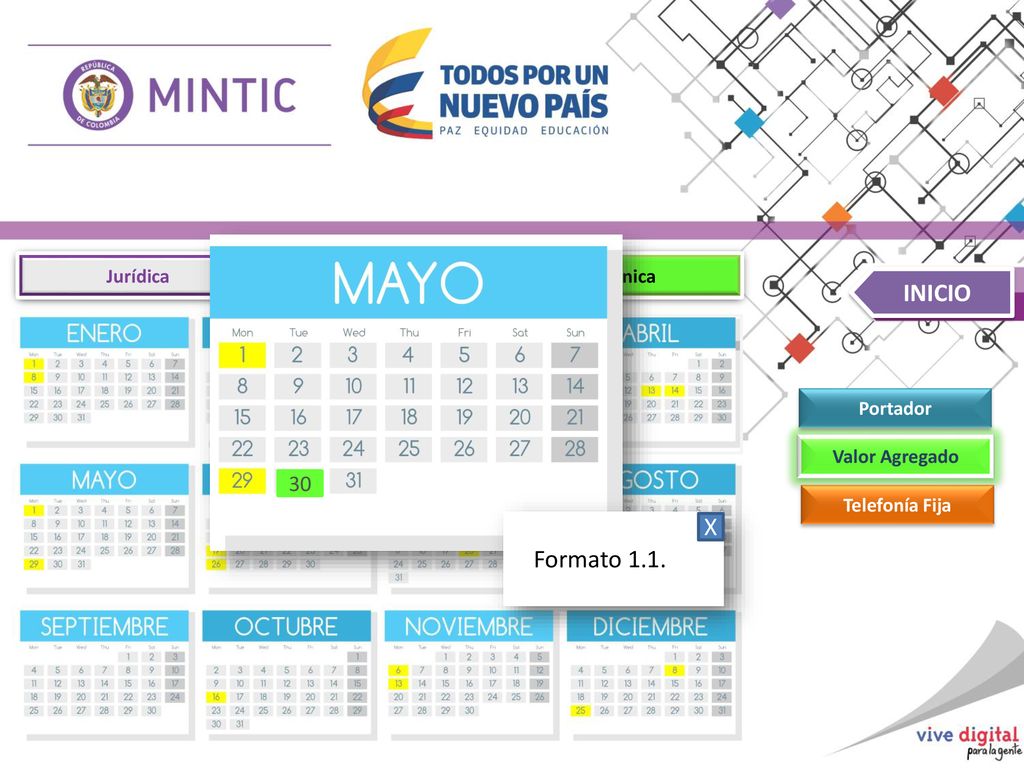 INICIO X Formato Jurídica Financiera Técnica Portador