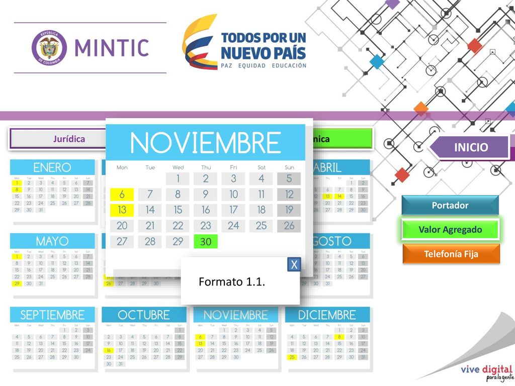 INICIO X Formato Jurídica Financiera Técnica Portador