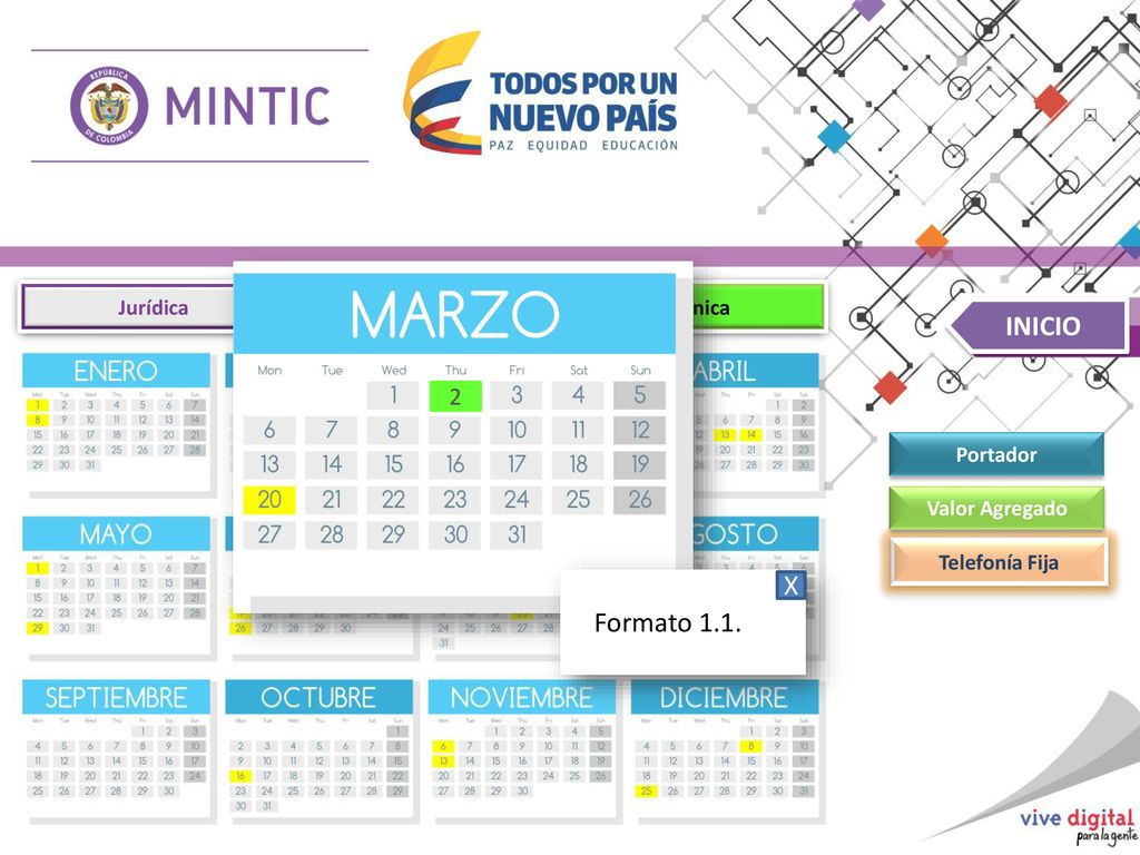 INICIO X Formato Jurídica Financiera Técnica Portador