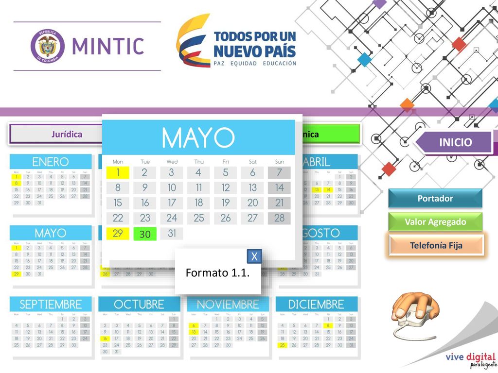 INICIO X Formato Jurídica Financiera Técnica Portador