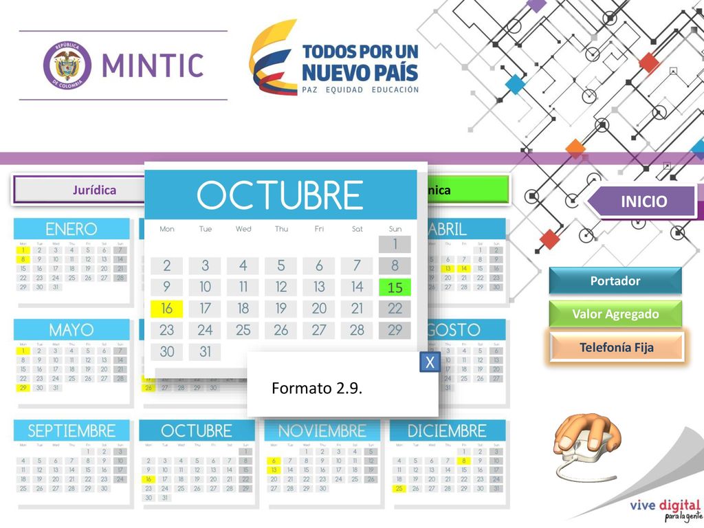 INICIO X Formato Jurídica Financiera Técnica Portador
