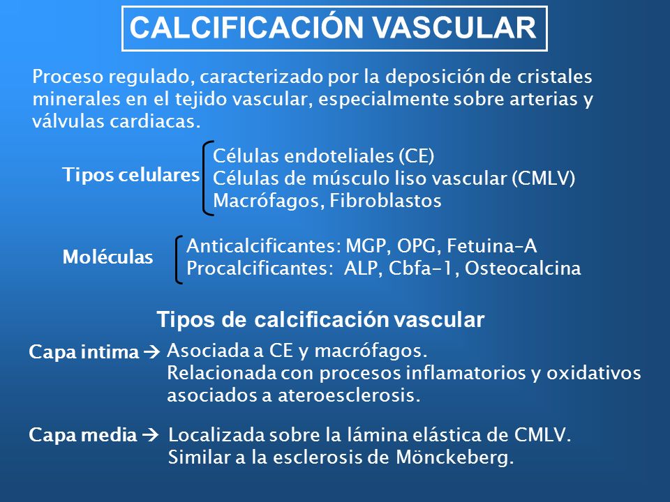 CALCIFICACIÓN VASCULAR
