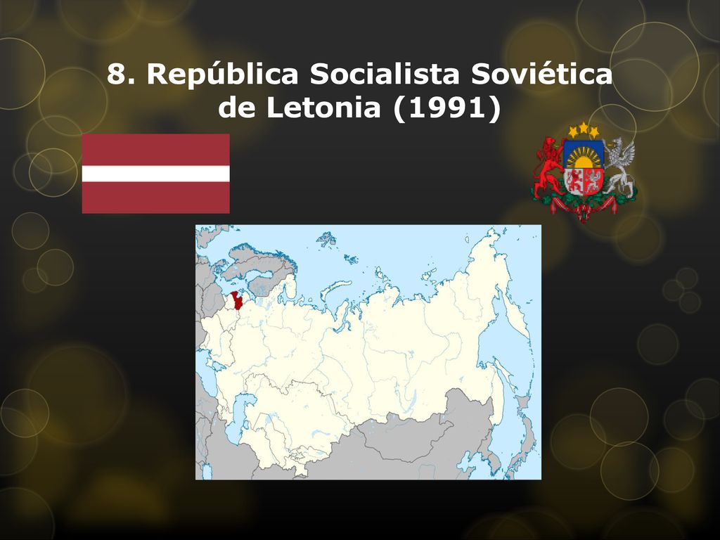 8. República Socialista Soviética de Letonia (1991)