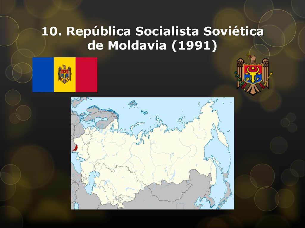 10. República Socialista Soviética de Moldavia (1991)