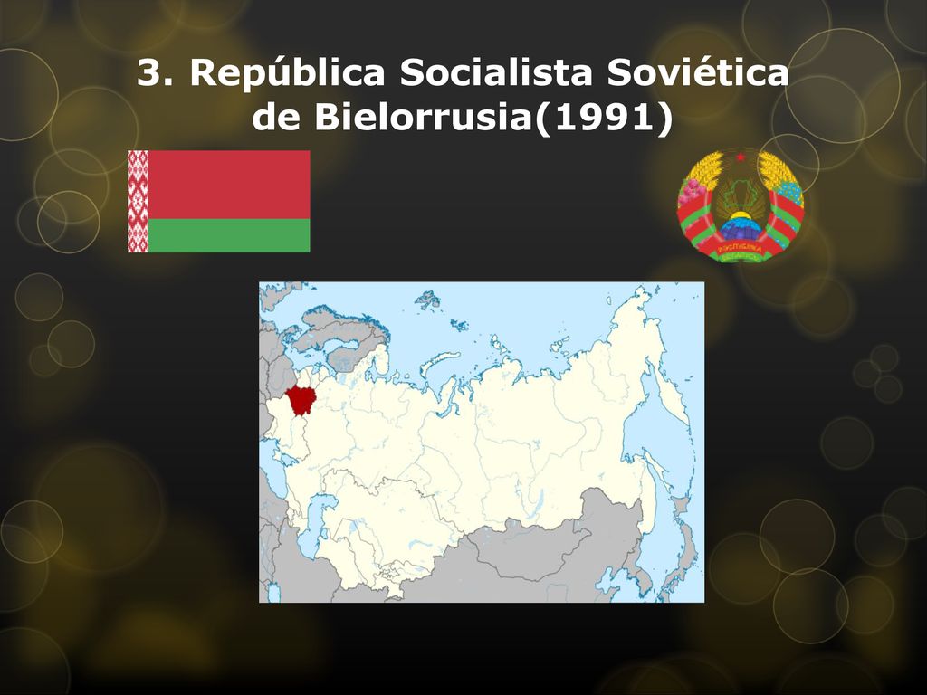 3. República Socialista Soviética de Bielorrusia(1991)