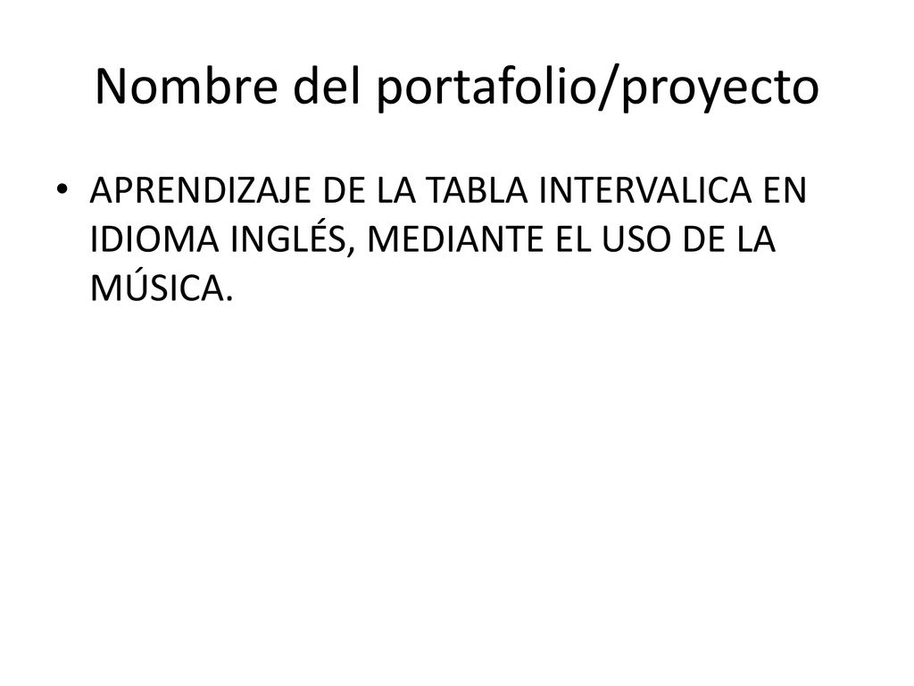 Nombre del portafolio/proyecto