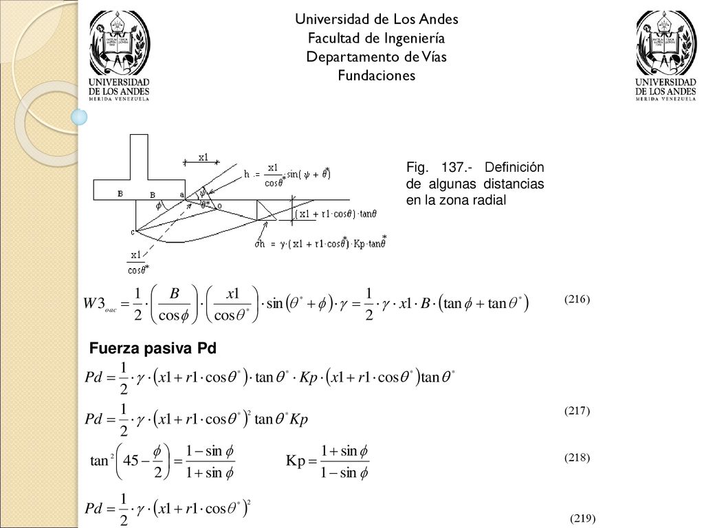 Universidad de Los Andes Facultad de Ingeniería Departamento de Vías