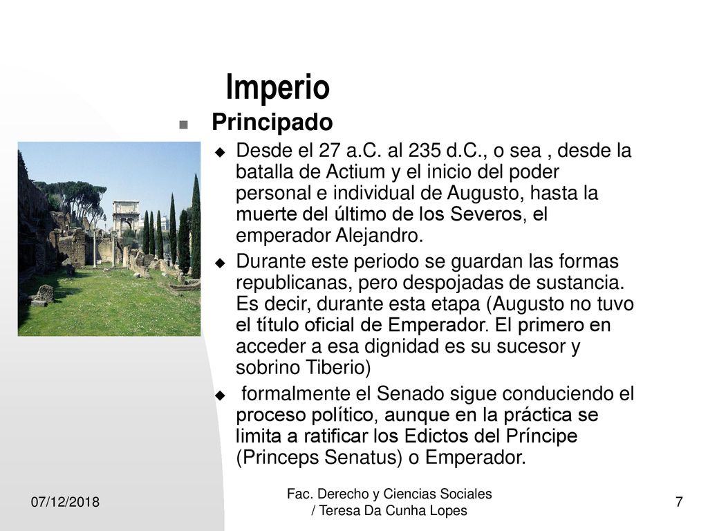 Fac. Derecho y Ciencias Sociales / Teresa Da Cunha Lopes