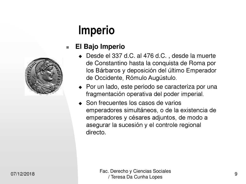 Fac. Derecho y Ciencias Sociales / Teresa Da Cunha Lopes