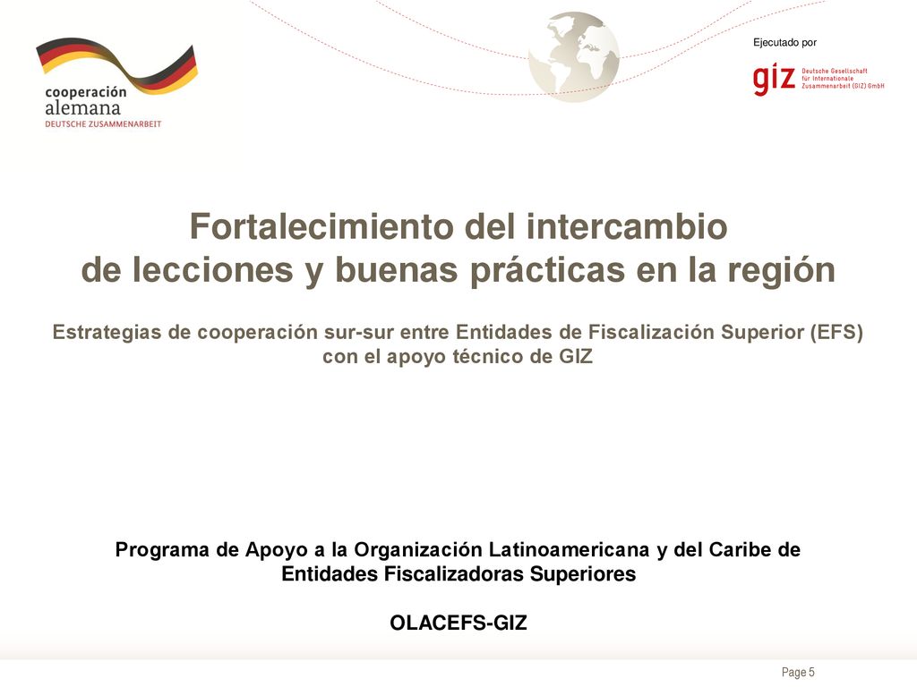 Fortalecimiento del intercambio de lecciones y buenas prácticas en la región