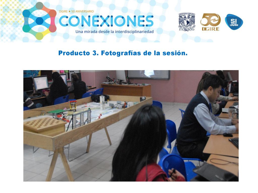 Producto 3. Fotografías de la sesión.