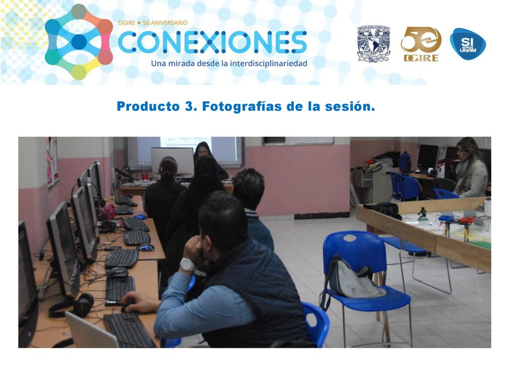 Producto 3. Fotografías de la sesión.