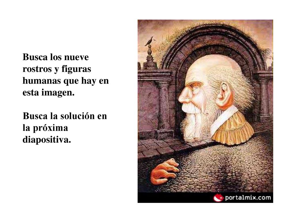 Busca los nueve rostros y figuras humanas que hay en esta imagen.