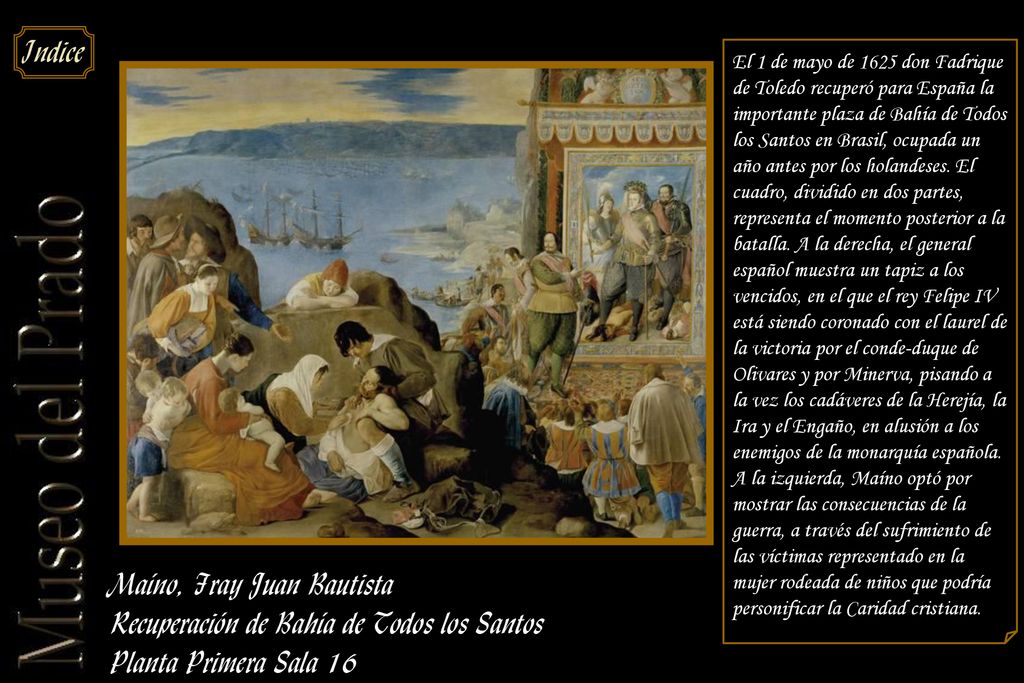 Maíno, Fray Juan Bautista Recuperación de Bahía de Todos los Santos