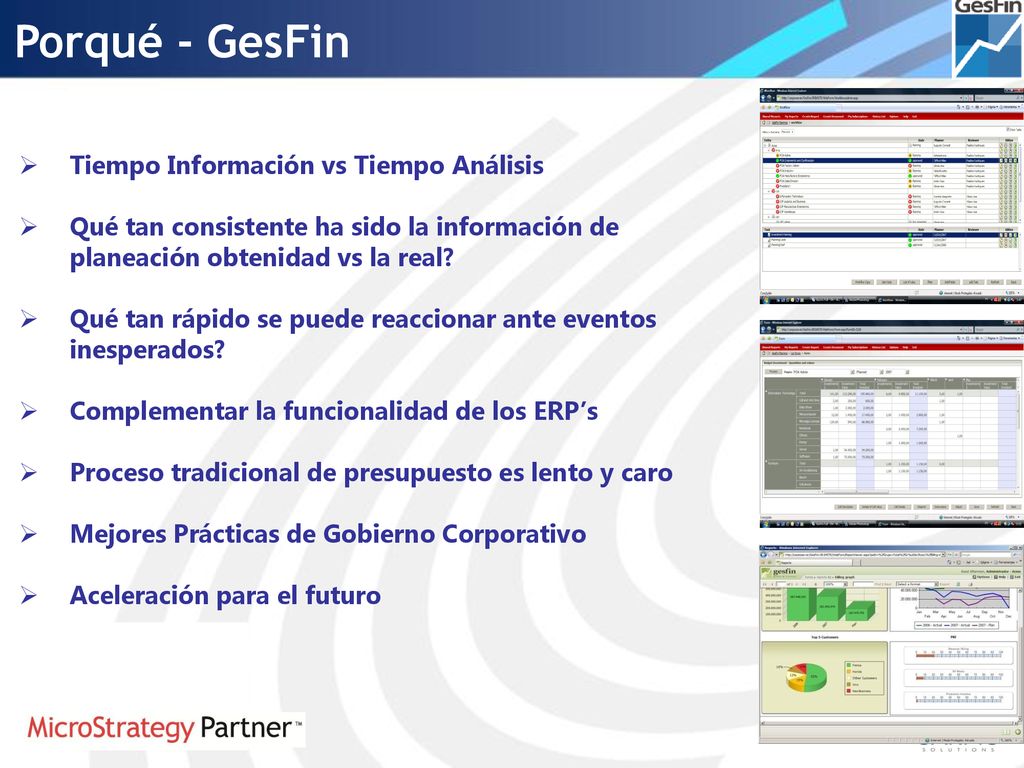Porqué - GesFin Tiempo Información vs Tiempo Análisis