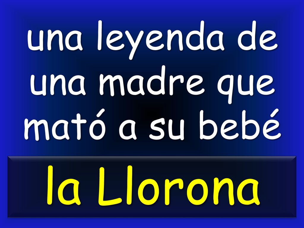una leyenda de una madre que mató a su bebé