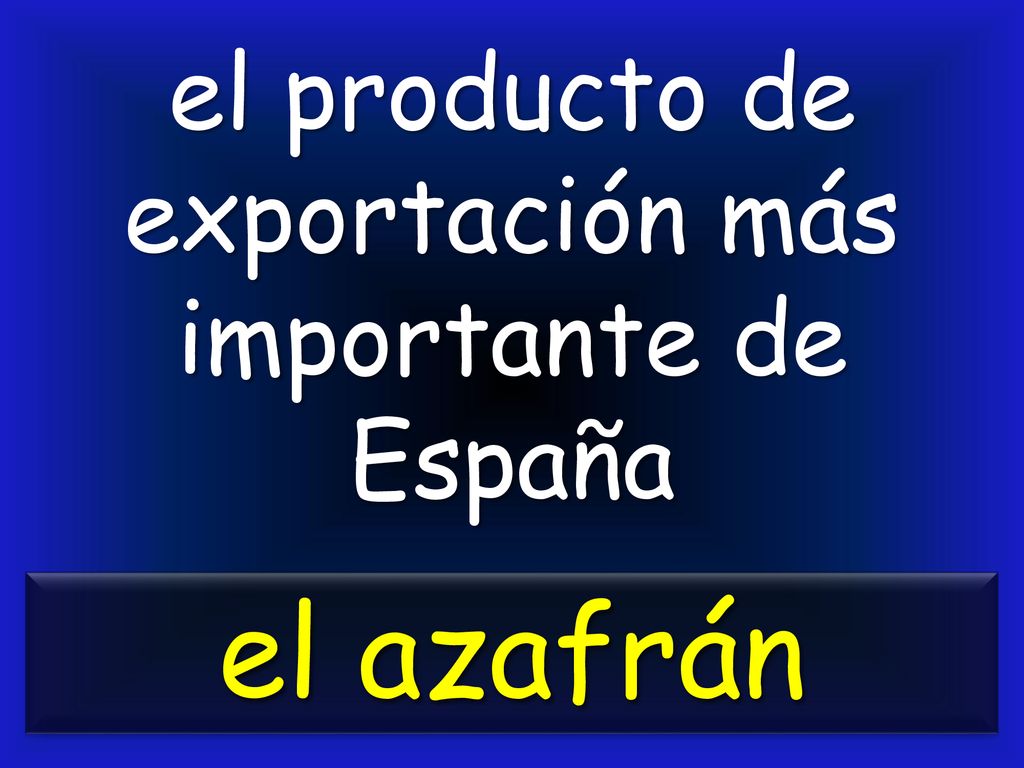el producto de exportación más importante de España