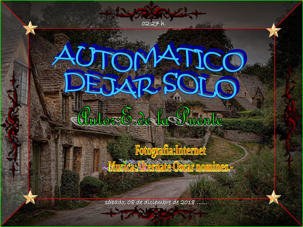 Musica:Alternate Oscar nomines.- sábado, 08 de diciembre de 2018 ……