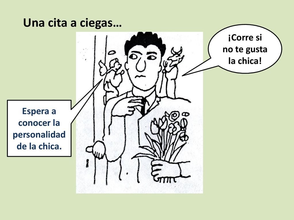 Una cita a ciegas… ¡Corre si no te gusta la chica!