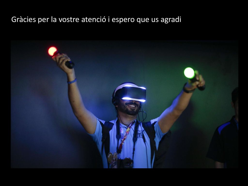 Gràcies per la vostre atenció i espero que us agradi