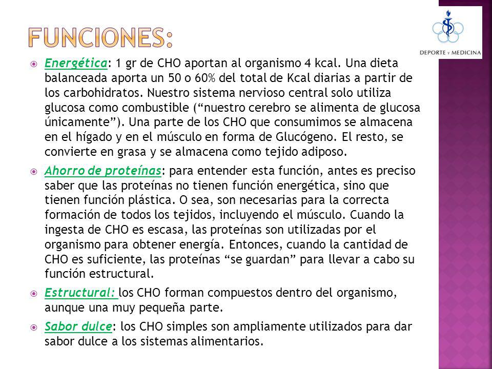Funcion de la glucosa