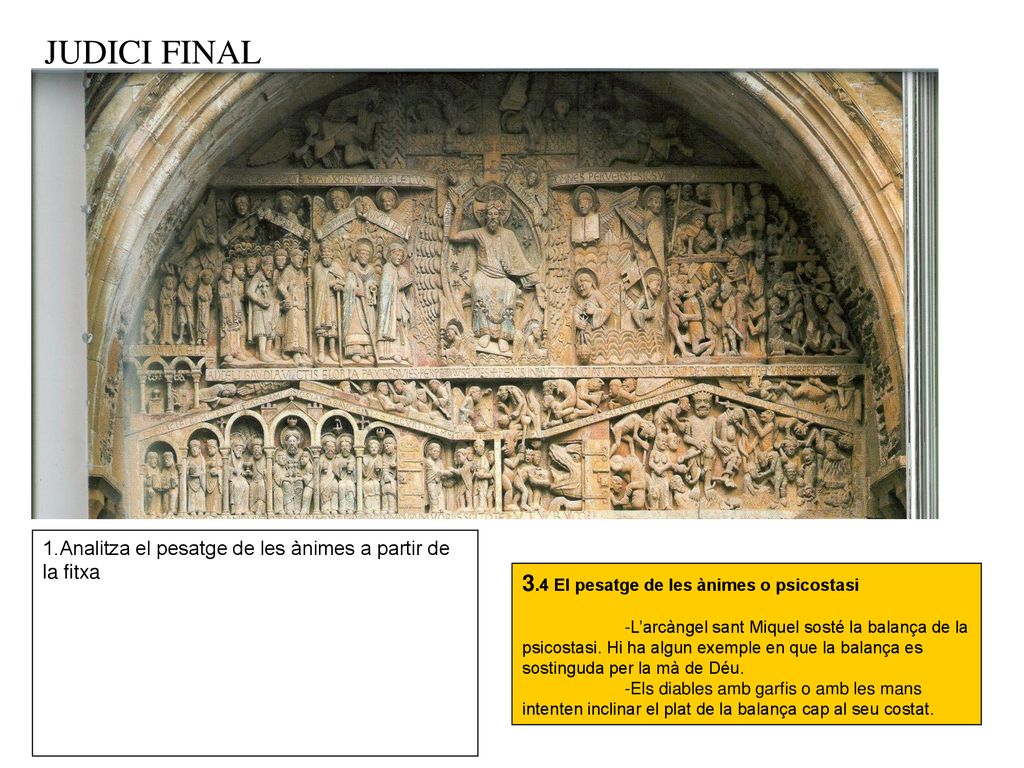 JUDICI FINAL 3.4 El pesatge de les ànimes o psicostasi
