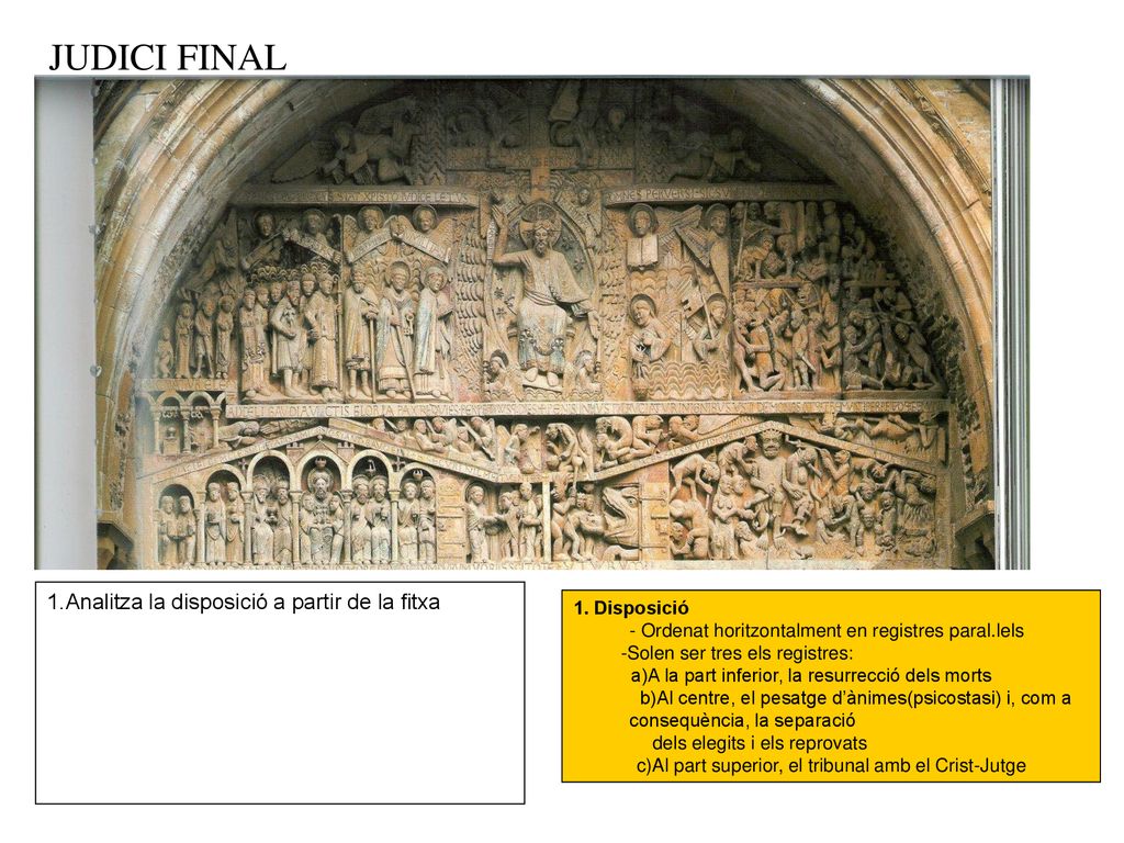 JUDICI FINAL 1.Analitza la disposició a partir de la fitxa