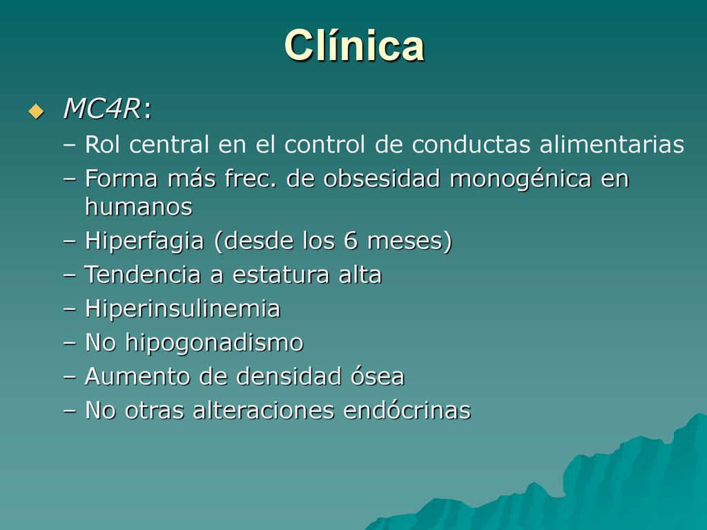 Clínica MC4R: Rol central en el control de conductas alimentarias