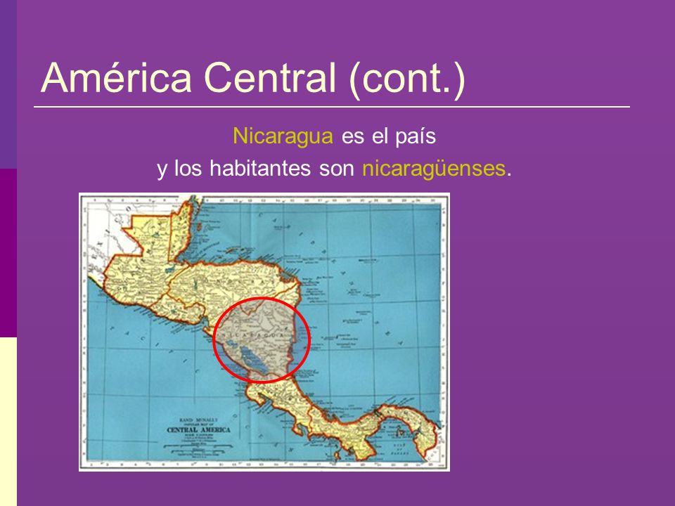América Central (cont.)