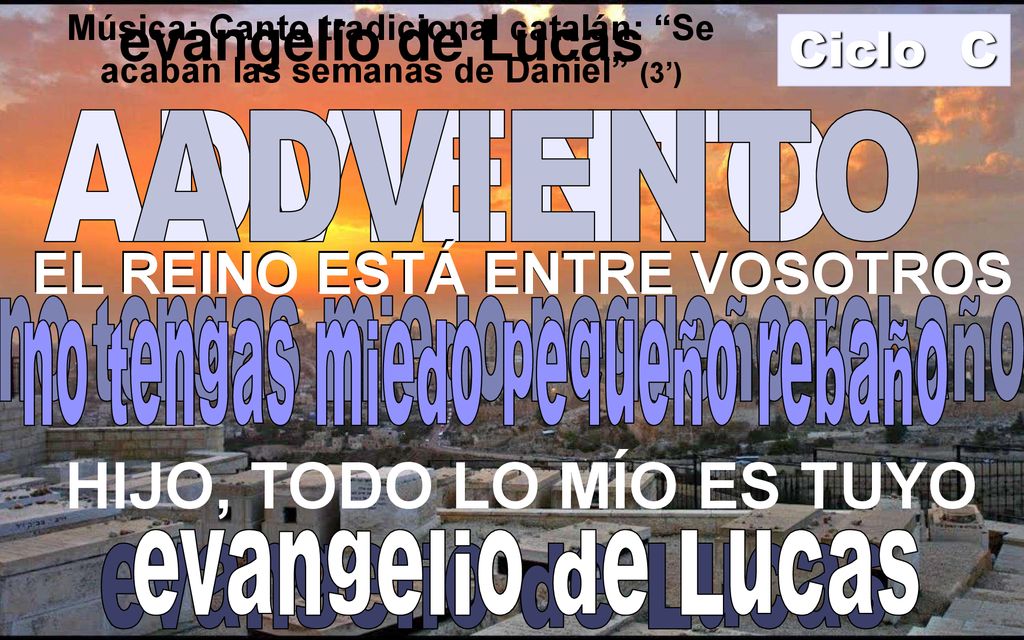 EL REINO ESTÁ ENTRE VOSOTROS EL REINO ESTÁ ENTRE VOSOTROS