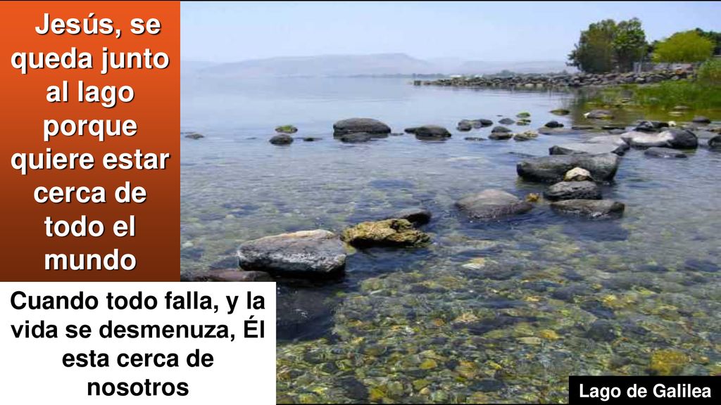 Cuando todo falla, y la vida se desmenuza, Él esta cerca de nosotros