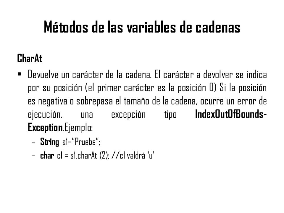 Curso de Java Capitulo 6: Cadenas y Arrays Profesor: - ppt descargar