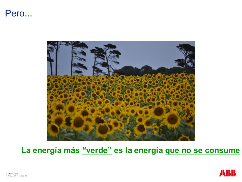 Pero... La energía más verde es la energía que no se consume