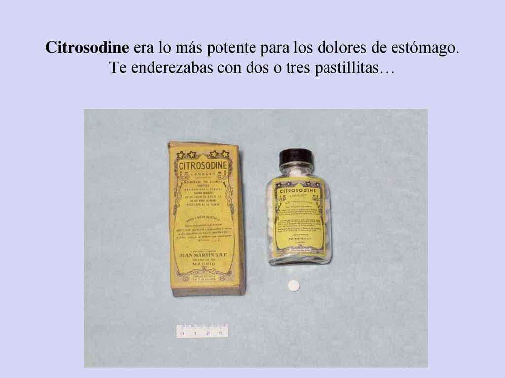 Citrosodine era lo más potente para los dolores de estómago