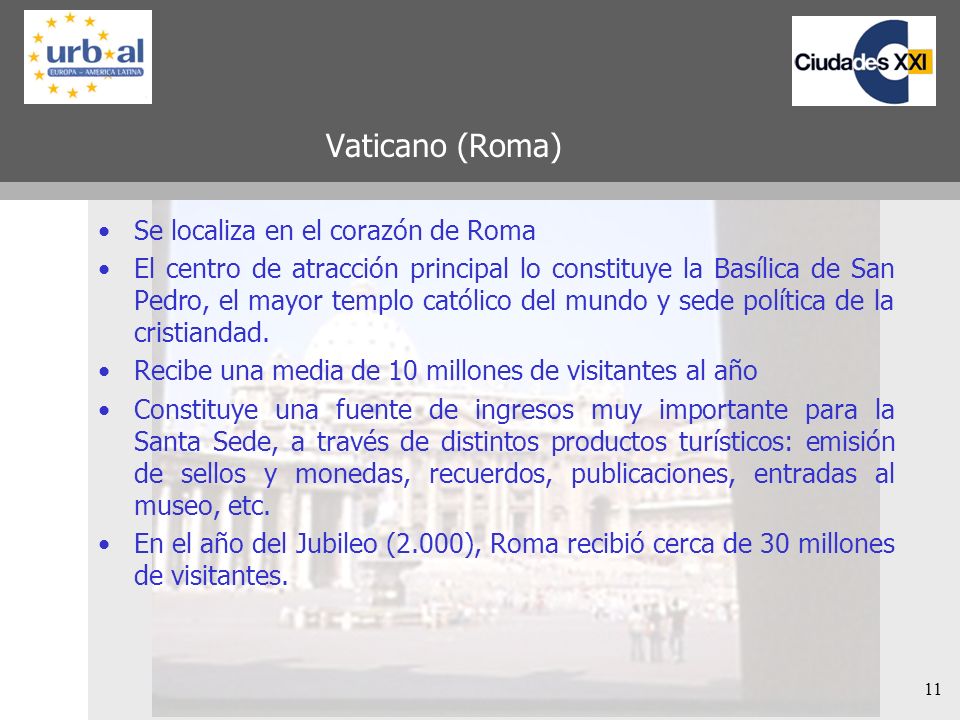Vaticano (Roma) Se localiza en el corazón de Roma