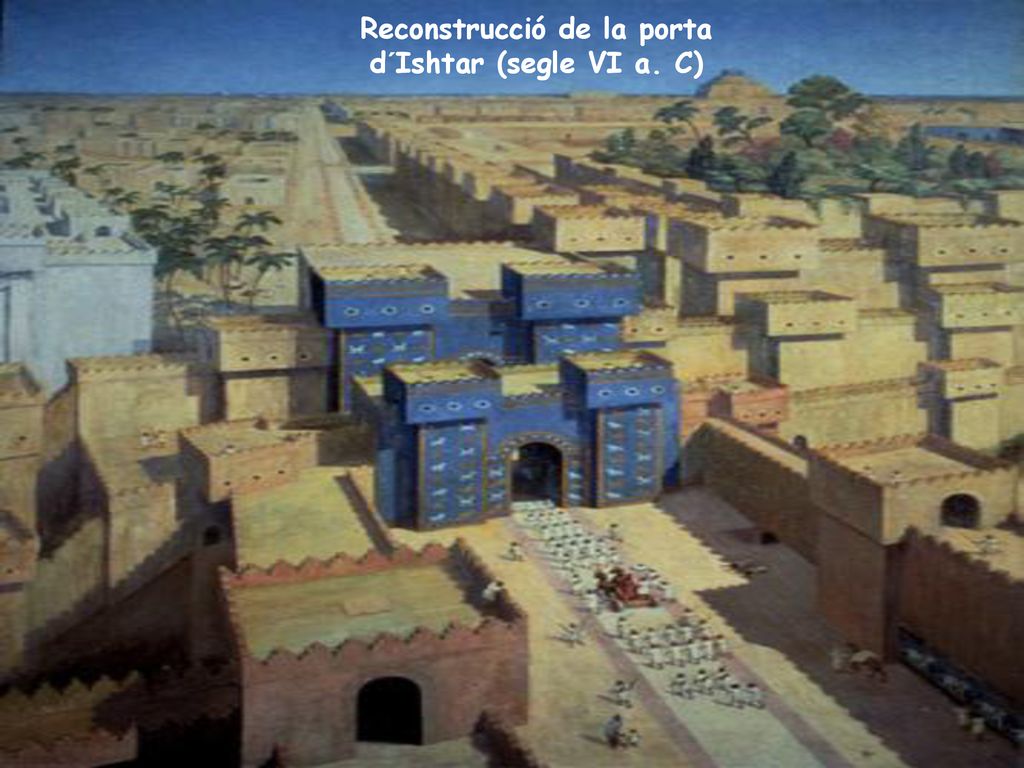 Reconstrucció de la porta d´Ishtar (segle VI a. C)