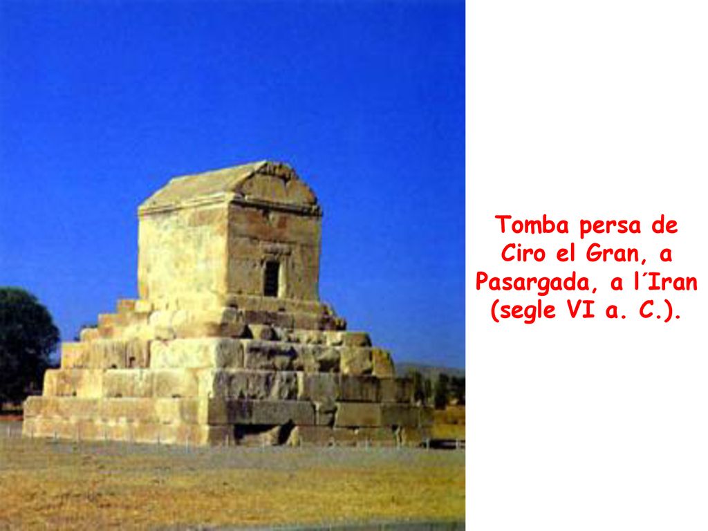 Tomba persa de Ciro el Gran, a Pasargada, a l´Iran