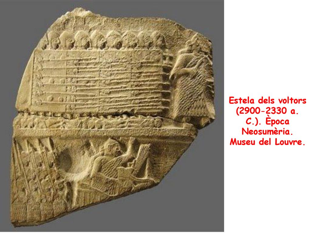 Estela dels voltors ( a. C. ). Època Neosumèria