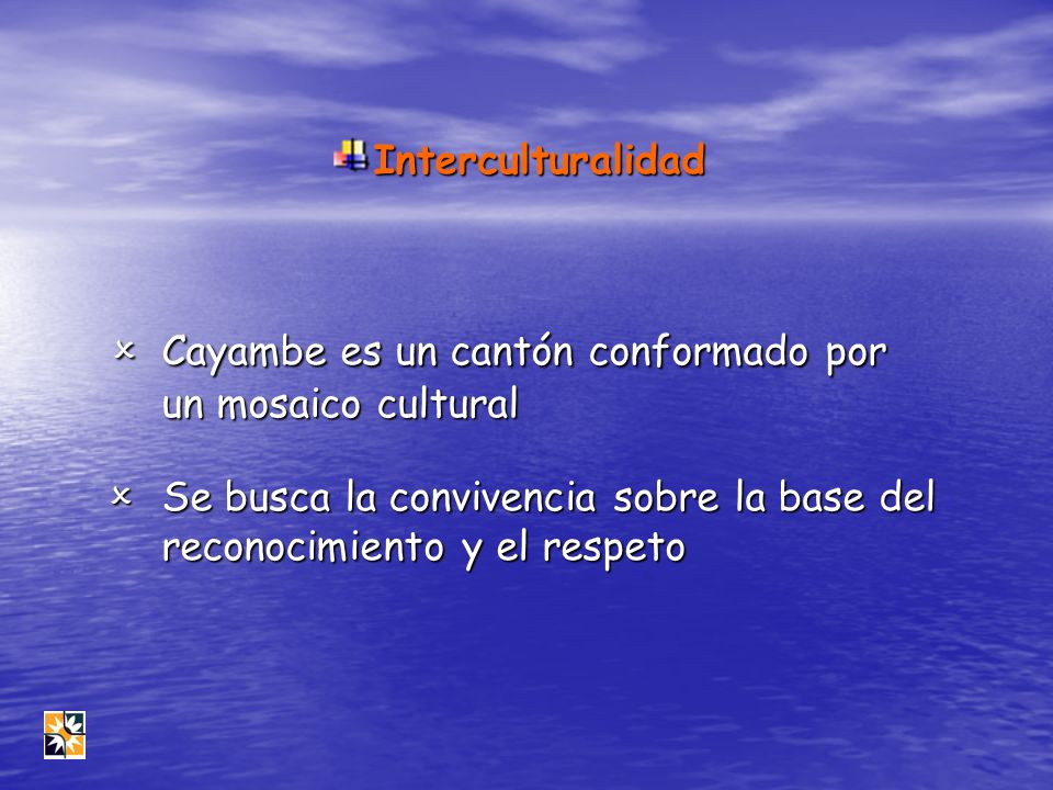  Cayambe es un cantón conformado por un mosaico cultural