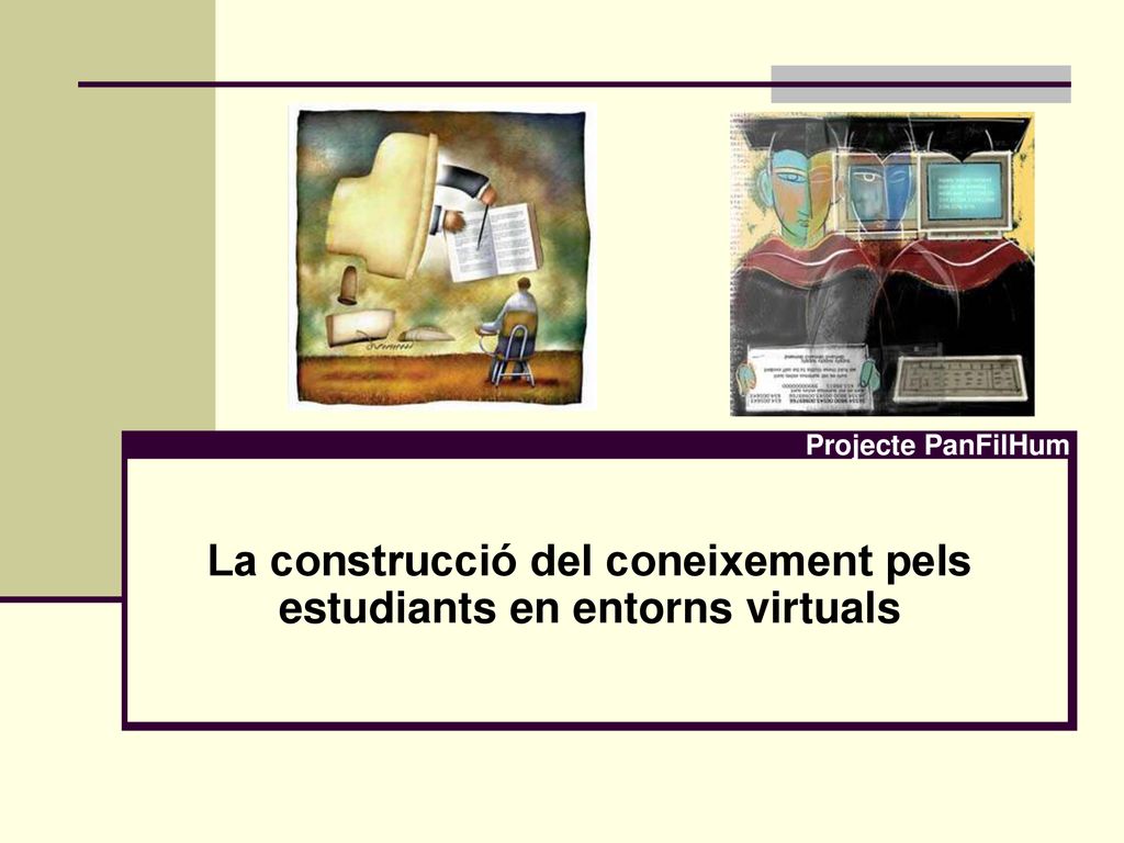 La construcció del coneixement pels estudiants en entorns virtuals