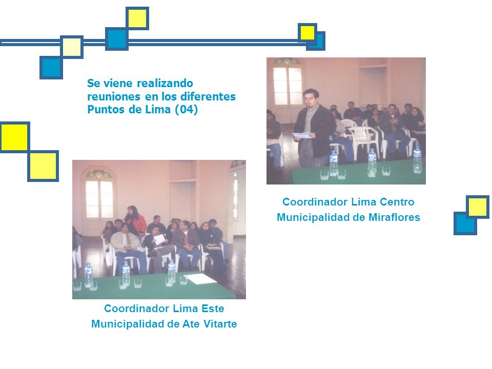 Se viene realizando reuniones en los diferentes Puntos de Lima (04)