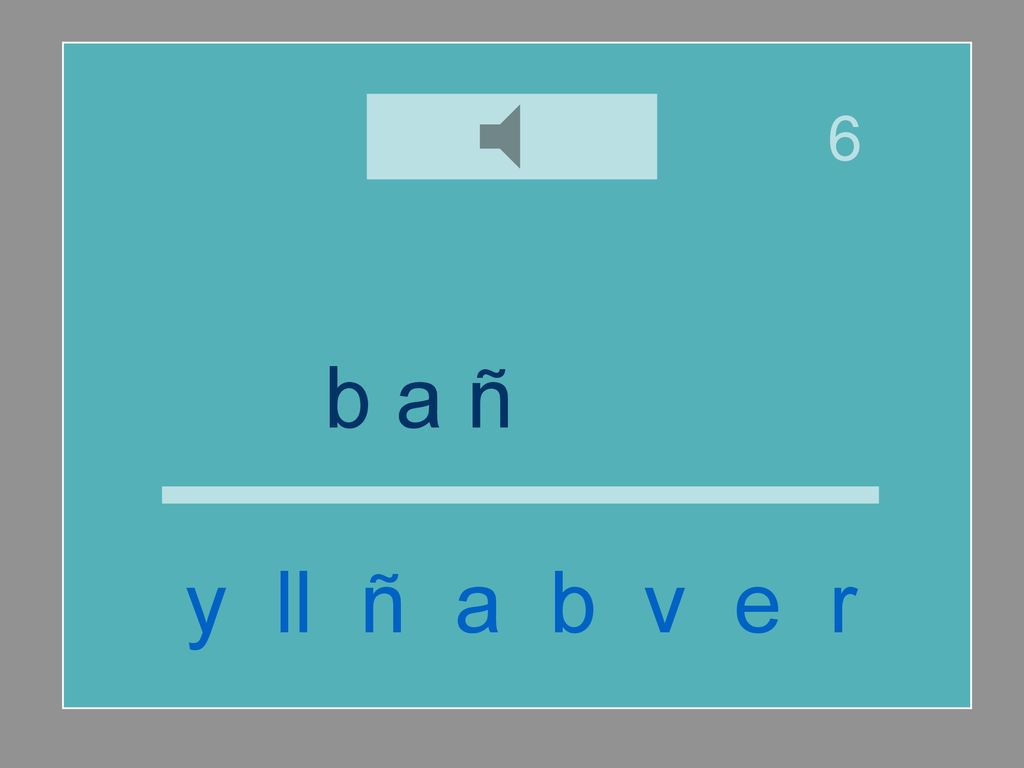 6 b a ñ e r a y ll ñ a b v e r