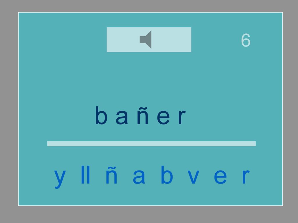 6 b a ñ e r a y ll ñ a b v e r