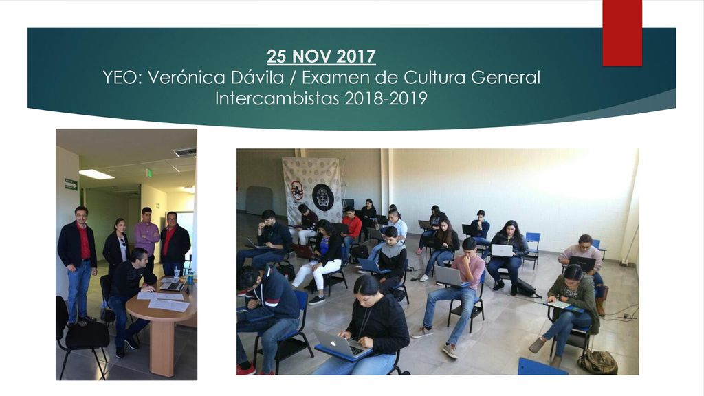 25 NOV 2017 YEO: Verónica Dávila / Examen de Cultura General Intercambistas