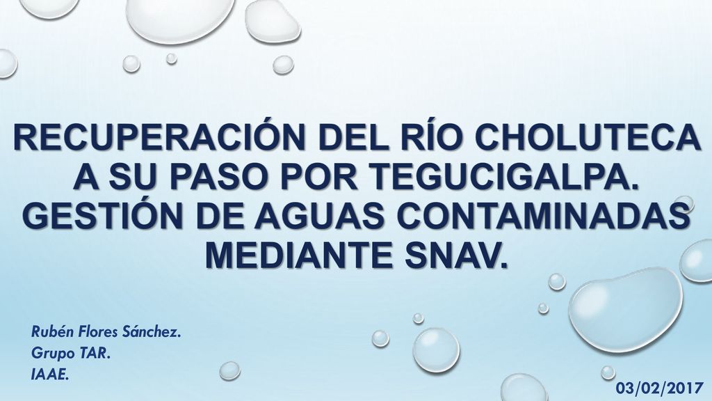 Recuperación del río Choluteca a su paso por Tegucigalpa