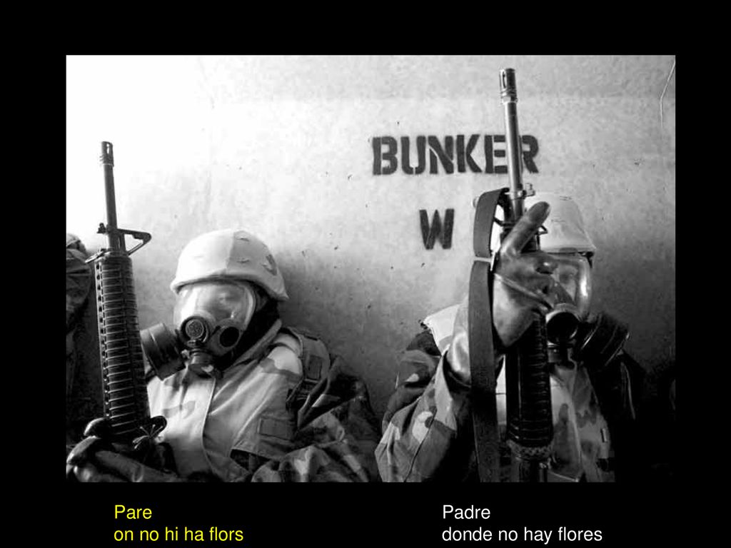 Pare on no hi ha flors Padre donde no hay flores