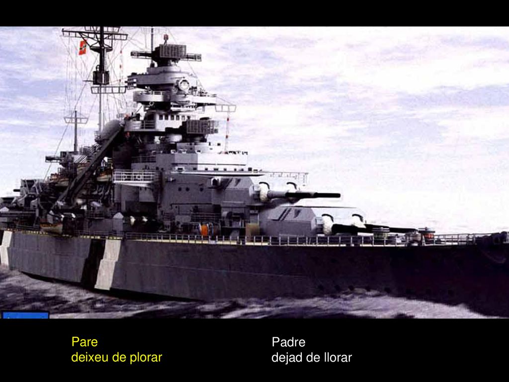 Pare deixeu de plorar Padre dejad de llorar