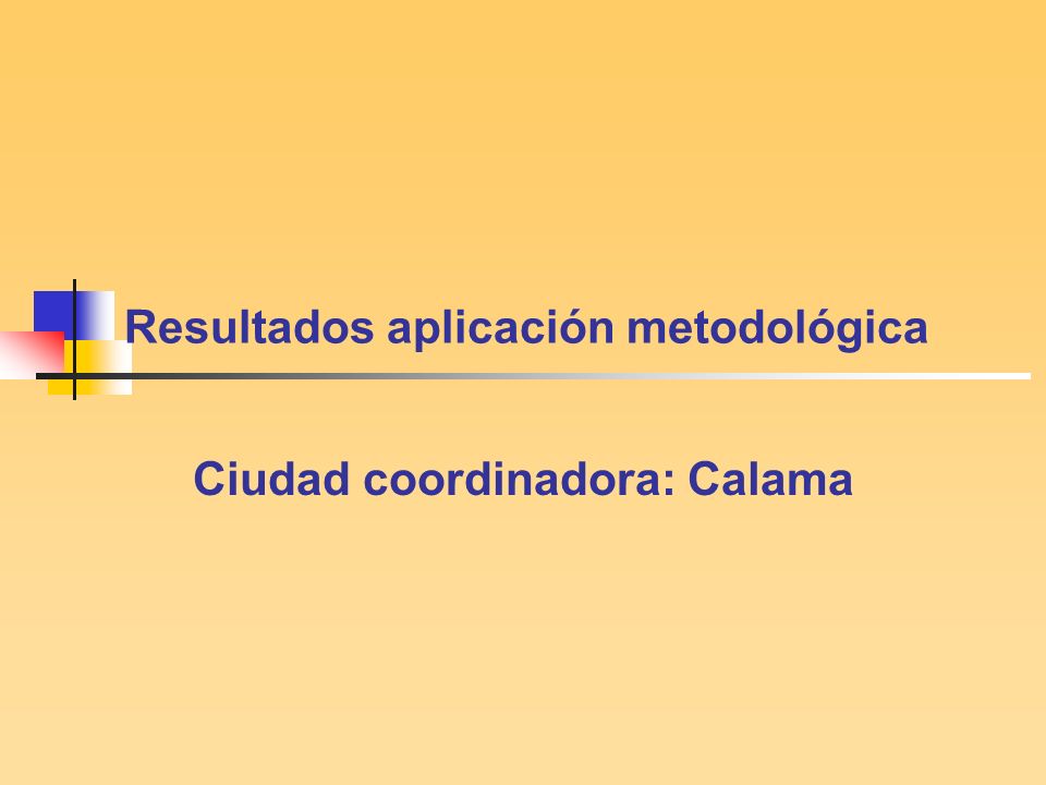 Resultados aplicación metodológica