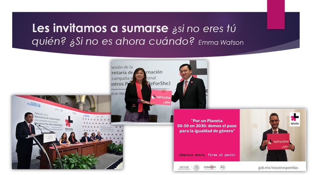 Les invitamos a sumarse ¿si no eres tú quién. ¿Si no es ahora cuándo