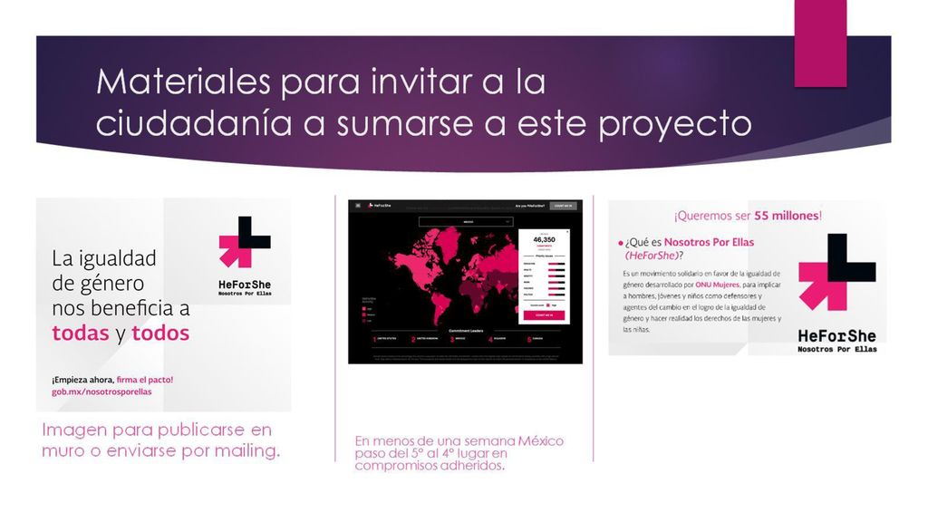 Materiales para invitar a la ciudadanía a sumarse a este proyecto